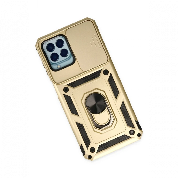 Newface Samsung Galaxy M33 Kılıf Pars Lens Yüzüklü Silikon