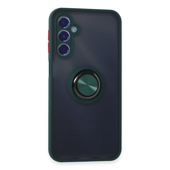 Newface Samsung Galaxy M34 5G Kılıf Montreal Yüzüklü Silikon Kapak