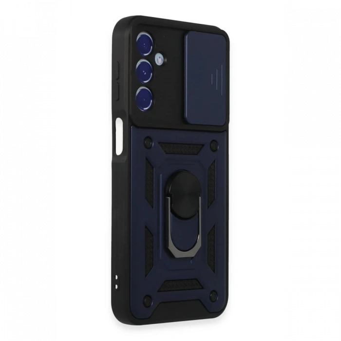 Newface Samsung Galaxy M34 5G Kılıf Pars Lens Yüzüklü Silikon