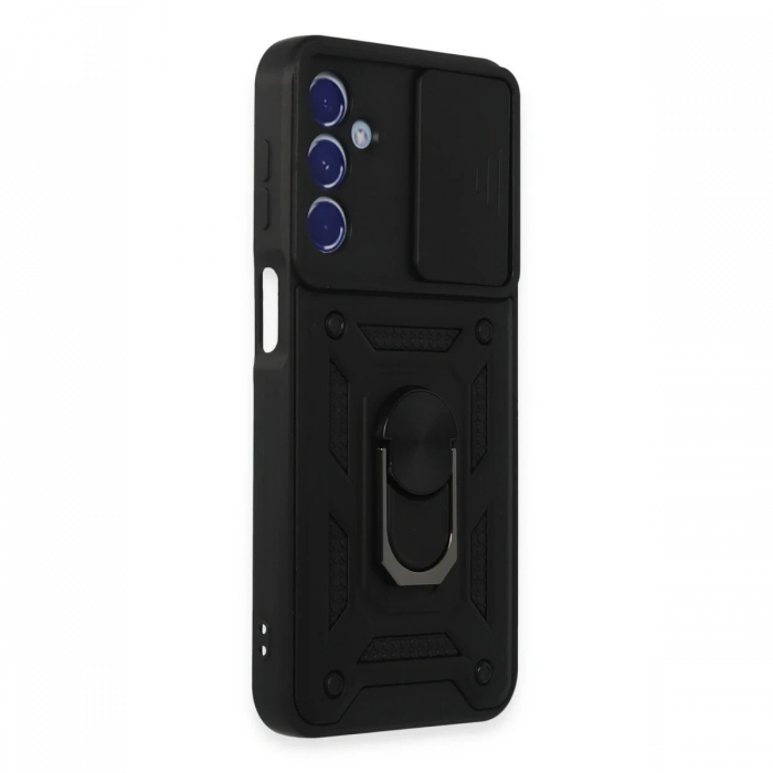 Newface Samsung Galaxy M34 5G Kılıf Pars Lens Yüzüklü Silikon