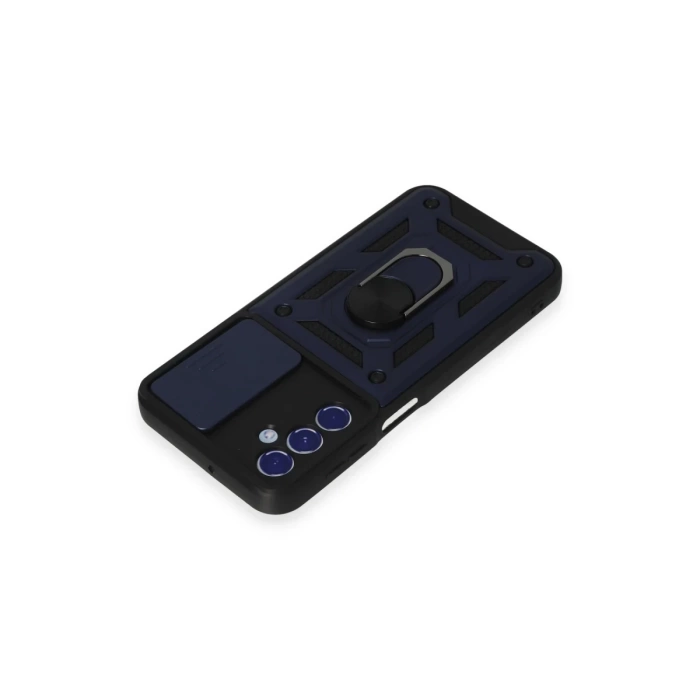 Newface Samsung Galaxy M34 5G Kılıf Pars Lens Yüzüklü Silikon