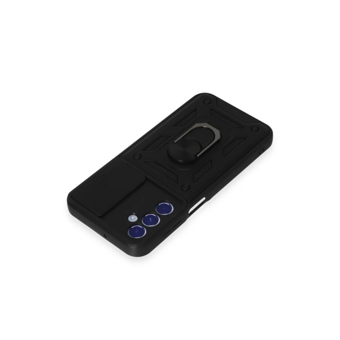 Newface Samsung Galaxy M34 5G Kılıf Pars Lens Yüzüklü Silikon