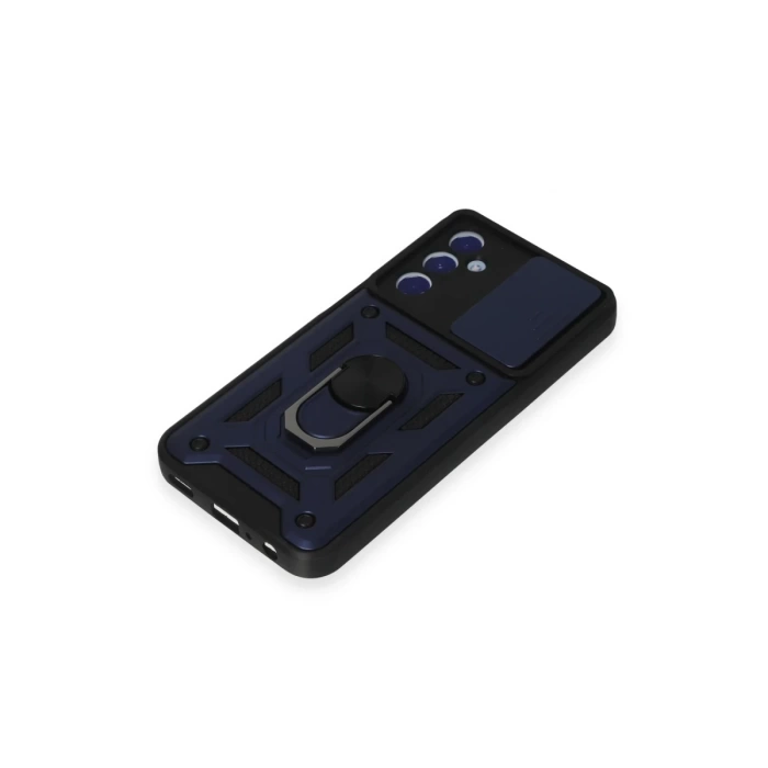 Newface Samsung Galaxy M34 5G Kılıf Pars Lens Yüzüklü Silikon