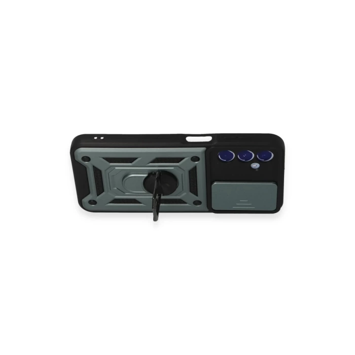 Newface Samsung Galaxy M34 5G Kılıf Pars Lens Yüzüklü Silikon