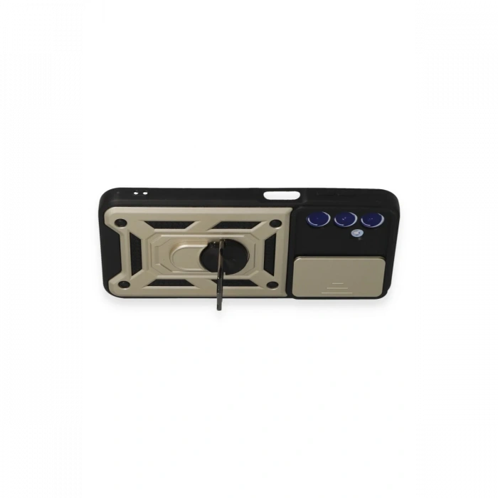 Newface Samsung Galaxy M34 5G Kılıf Pars Lens Yüzüklü Silikon