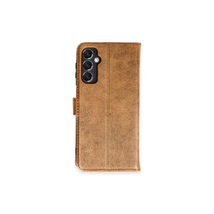 Newface Samsung Galaxy M34 5G Kılıf Trend S Plus Kapaklı Kılıf - Taba