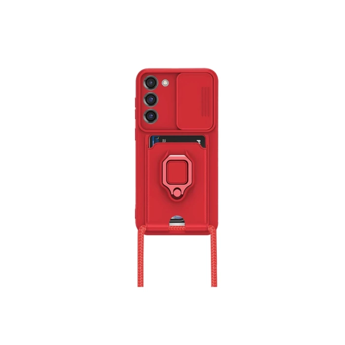 Newface Samsung Galaxy M34 5G Kılıf Zuma Kartvizitli Yüzüklü Silikon