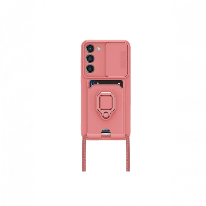 Newface Samsung Galaxy M34 5G Kılıf Zuma Kartvizitli Yüzüklü Silikon