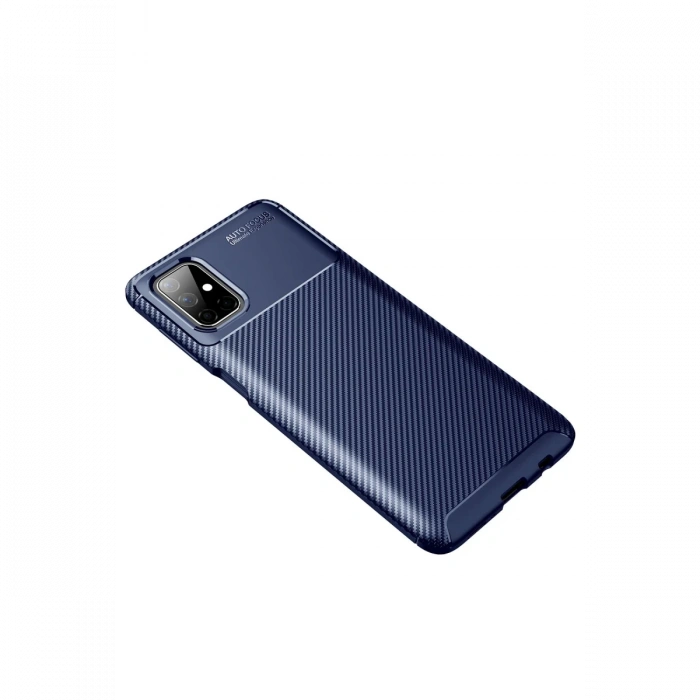 Newface Samsung Galaxy M51 Kılıf Auto Focus Karbon Kapak