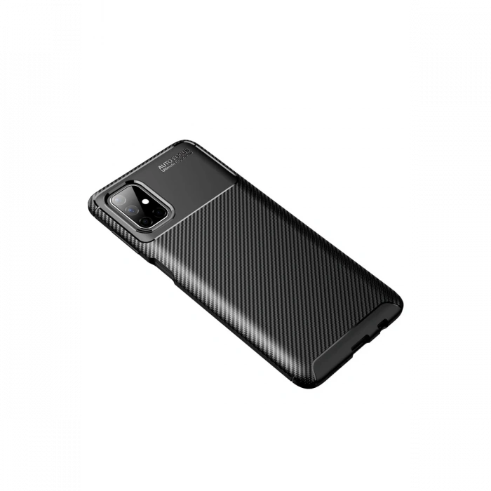 Newface Samsung Galaxy M51 Kılıf Auto Focus Karbon Kapak