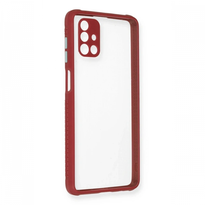 Newface Samsung Galaxy M51 Kılıf Miami Şeffaf Silikon
