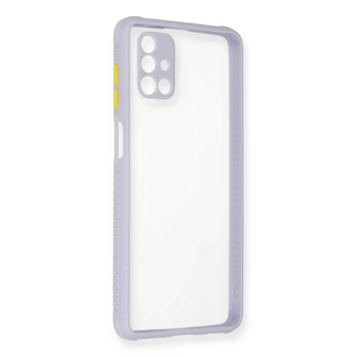 Newface Samsung Galaxy M51 Kılıf Miami Şeffaf Silikon