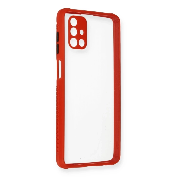 Newface Samsung Galaxy M51 Kılıf Miami Şeffaf Silikon