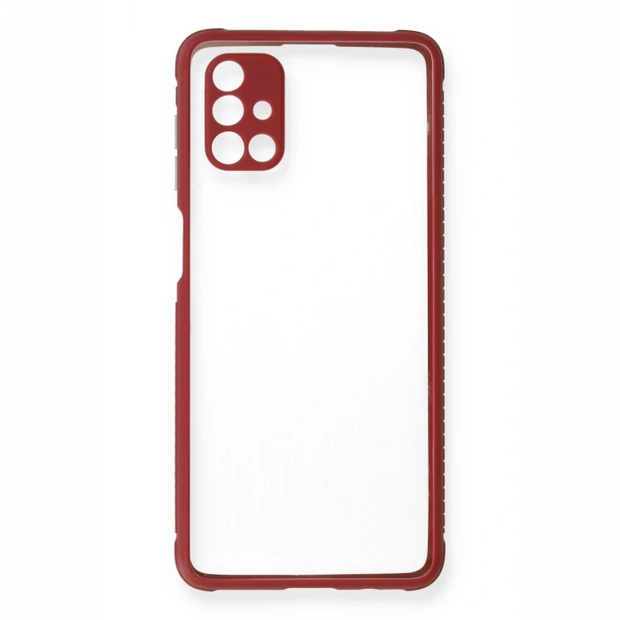 Newface Samsung Galaxy M51 Kılıf Miami Şeffaf Silikon