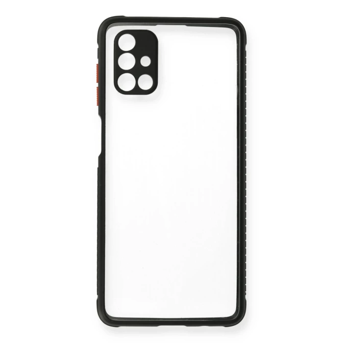 Newface Samsung Galaxy M51 Kılıf Miami Şeffaf Silikon