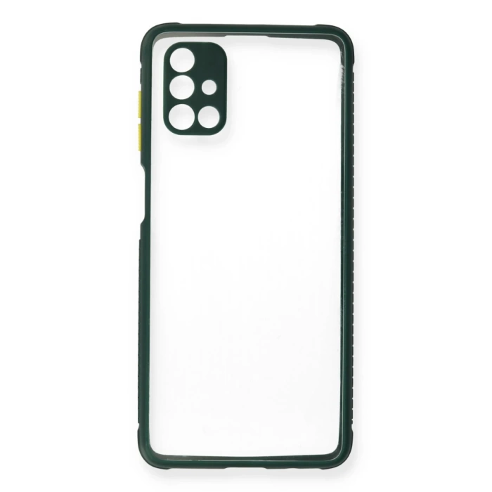 Newface Samsung Galaxy M51 Kılıf Miami Şeffaf Silikon