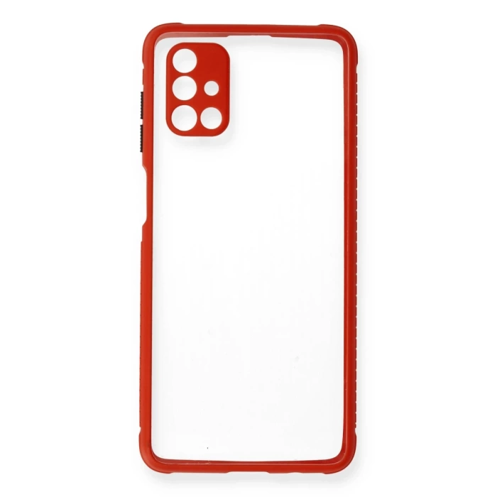 Newface Samsung Galaxy M51 Kılıf Miami Şeffaf Silikon