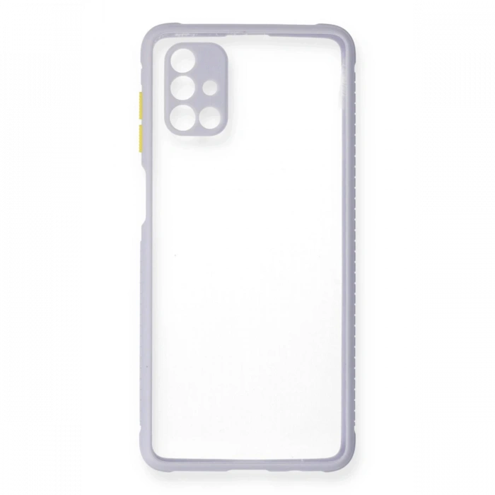 Newface Samsung Galaxy M51 Kılıf Miami Şeffaf Silikon