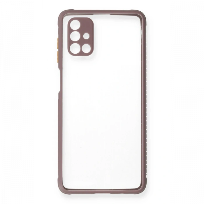 Newface Samsung Galaxy M51 Kılıf Miami Şeffaf Silikon