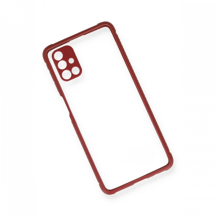 Newface Samsung Galaxy M51 Kılıf Miami Şeffaf Silikon