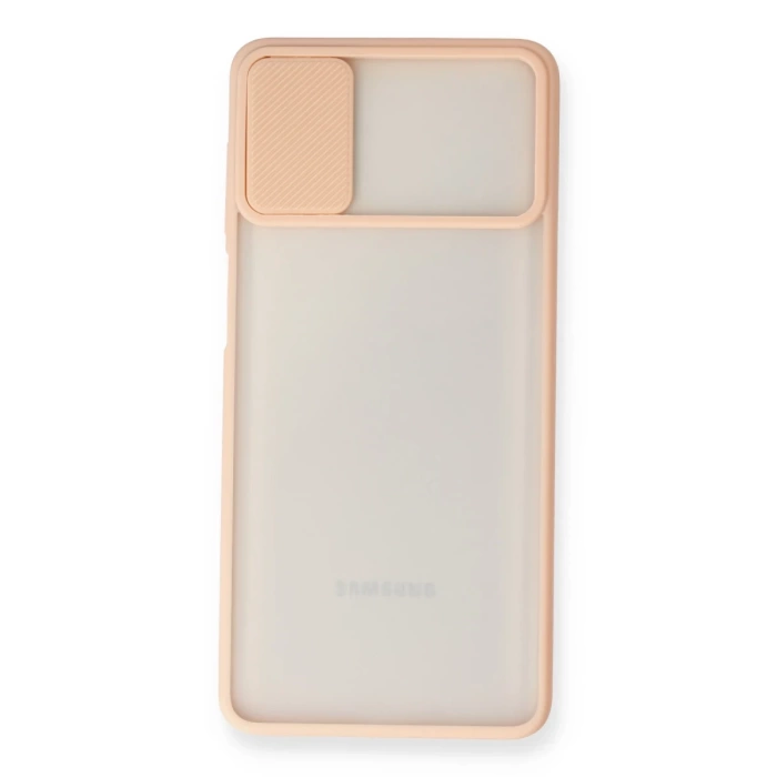 Newface Samsung Galaxy M51 Kılıf Palm Buzlu Kamera Sürgülü Silikon