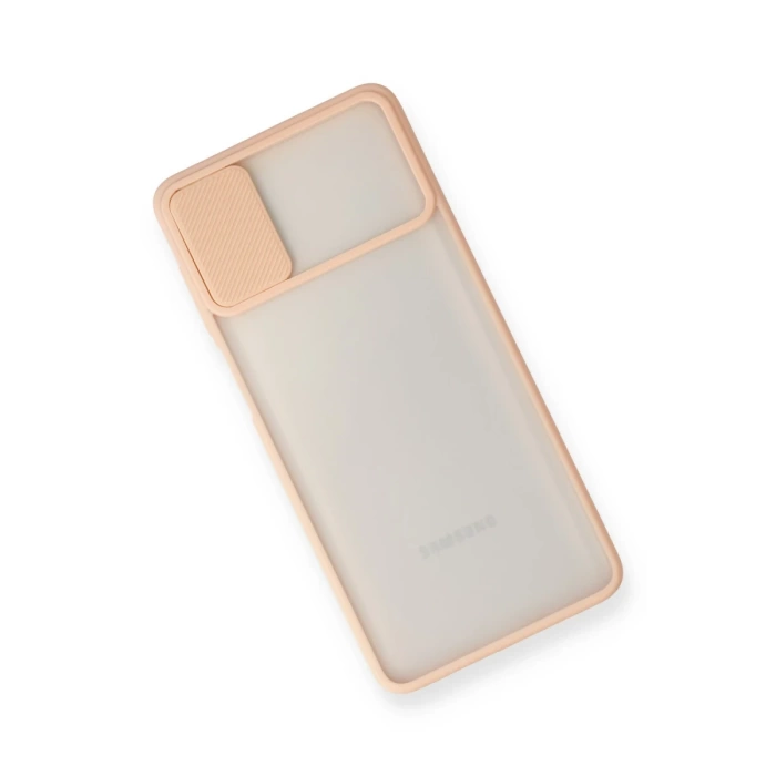 Newface Samsung Galaxy M51 Kılıf Palm Buzlu Kamera Sürgülü Silikon