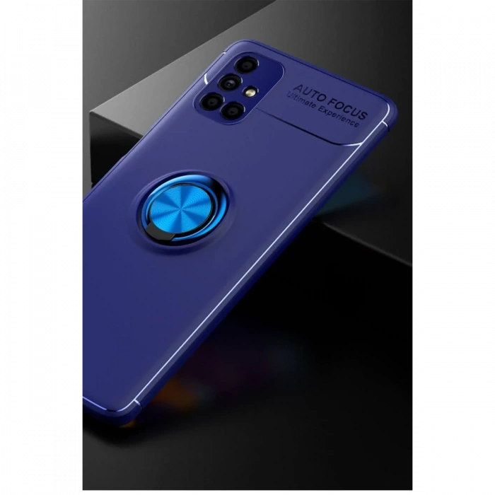 Newface Samsung Galaxy M51 Kılıf Range Yüzüklü Silikon