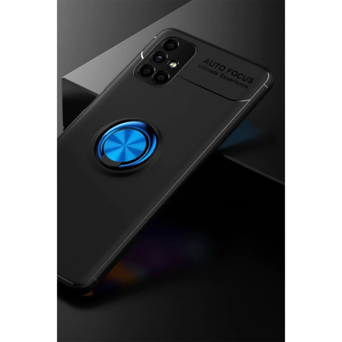 Newface Samsung Galaxy M51 Kılıf Range Yüzüklü Silikon