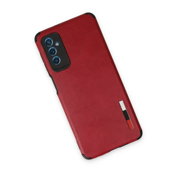 Newface Samsung Galaxy M52 5G Kılıf Loop Deri Silikon