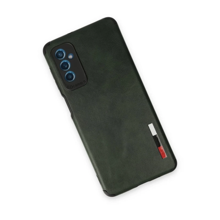 Newface Samsung Galaxy M52 5G Kılıf Loop Deri Silikon