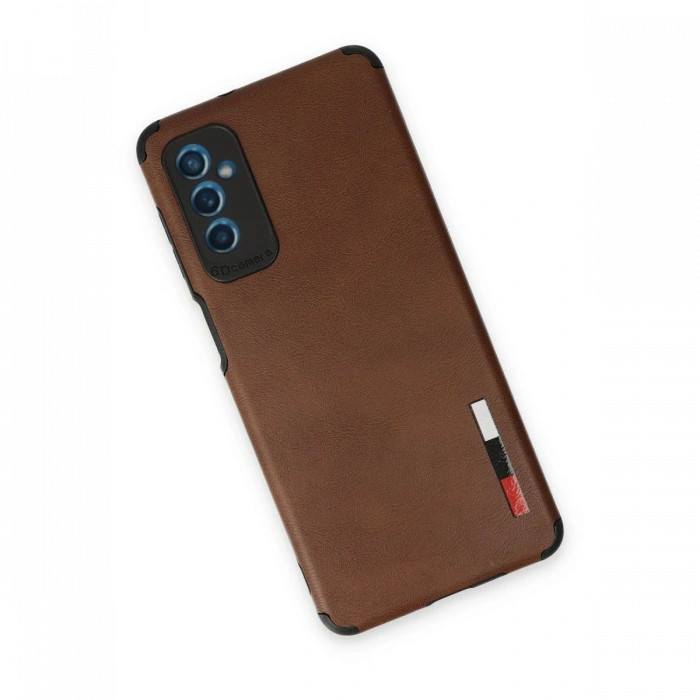 Newface Samsung Galaxy M52 5G Kılıf Loop Deri Silikon