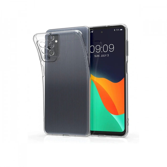 Newface Samsung Galaxy M52 5G Kılıf Lüx Şeffaf Silikon