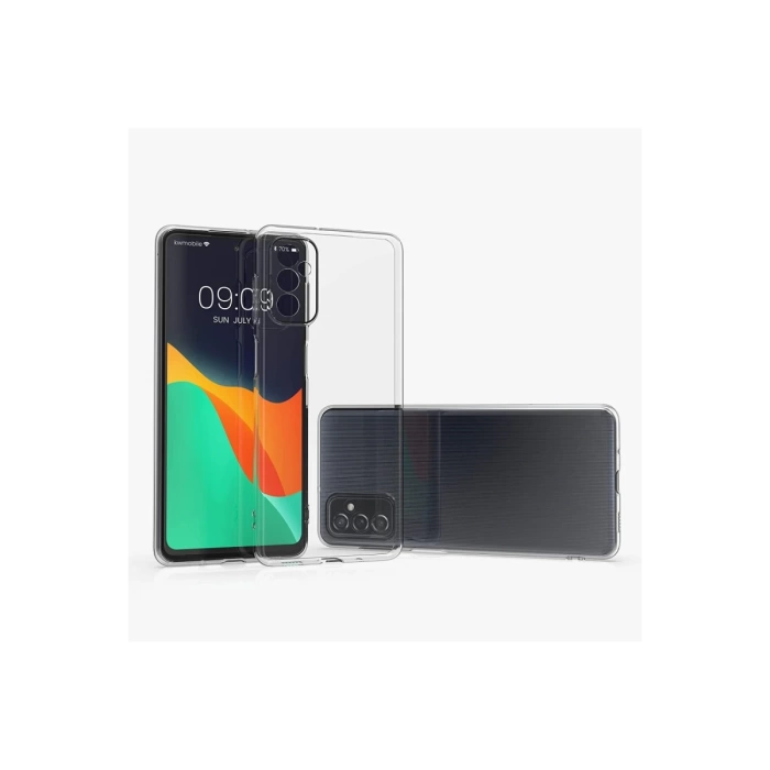 Newface Samsung Galaxy M52 5G Kılıf Lüx Şeffaf Silikon