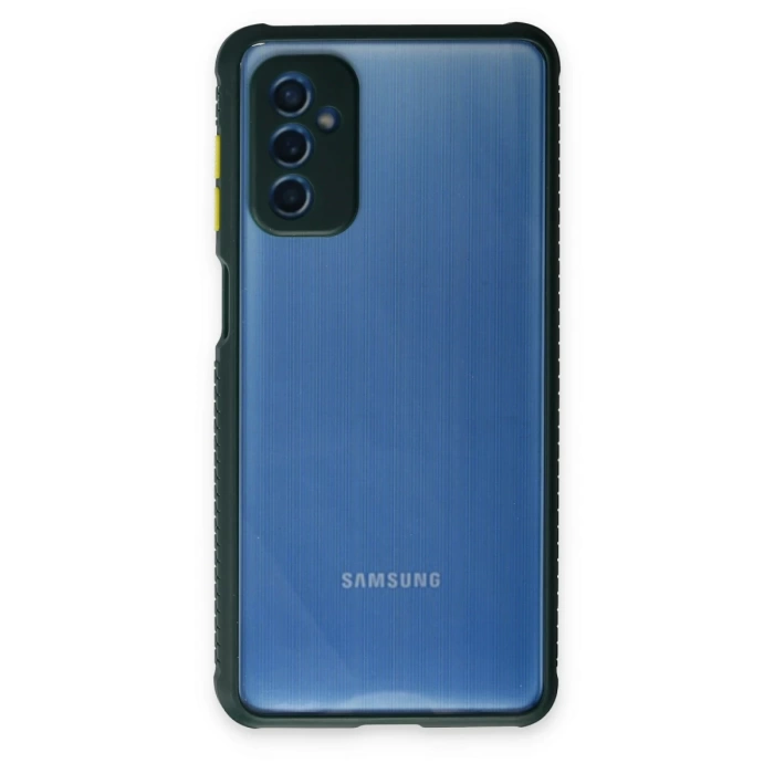 Newface Samsung Galaxy M52 5G Kılıf Miami Şeffaf Silikon