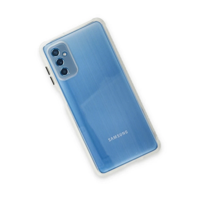 Newface Samsung Galaxy M52 5G Kılıf Miami Şeffaf Silikon