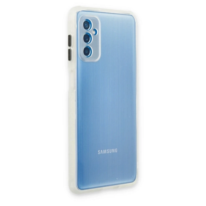 Newface Samsung Galaxy M52 5G Kılıf Miami Şeffaf Silikon