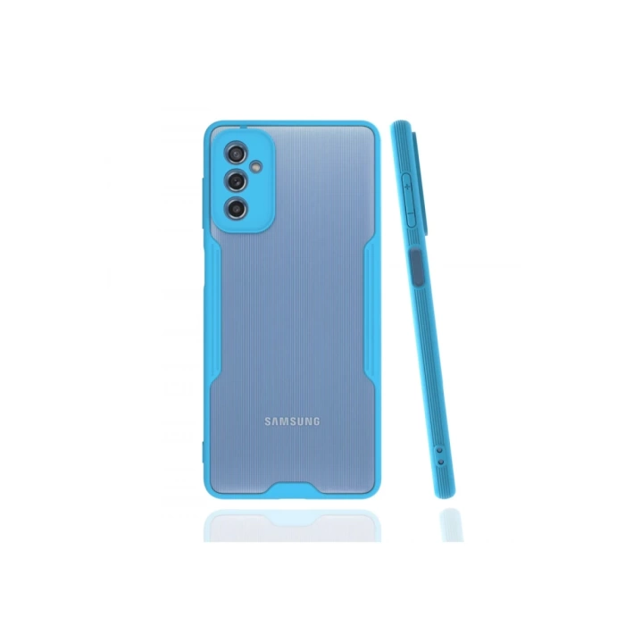 Newface Samsung Galaxy M52 5G Kılıf Platin Silikon