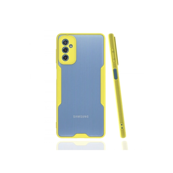 Newface Samsung Galaxy M52 5G Kılıf Platin Silikon