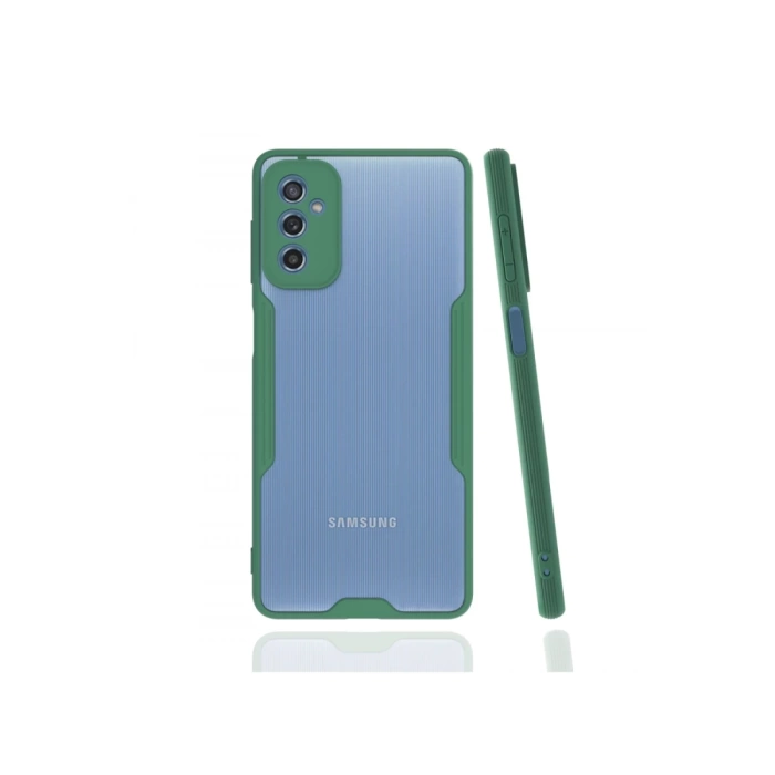 Newface Samsung Galaxy M52 5G Kılıf Platin Silikon