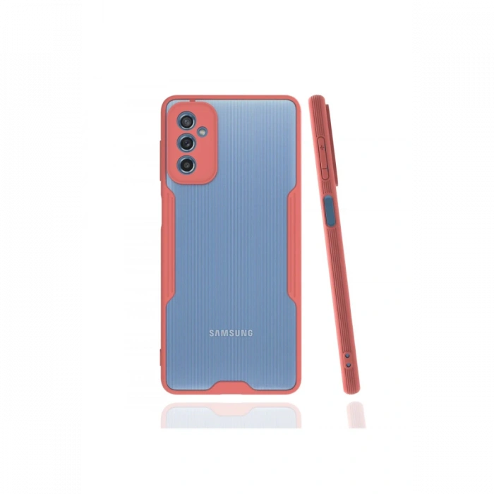 Newface Samsung Galaxy M52 5G Kılıf Platin Silikon