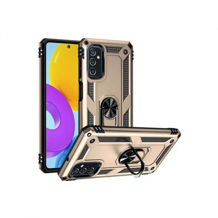 Newface Samsung Galaxy M52 5G Kılıf Sofya Yüzüklü Silikon Kapak