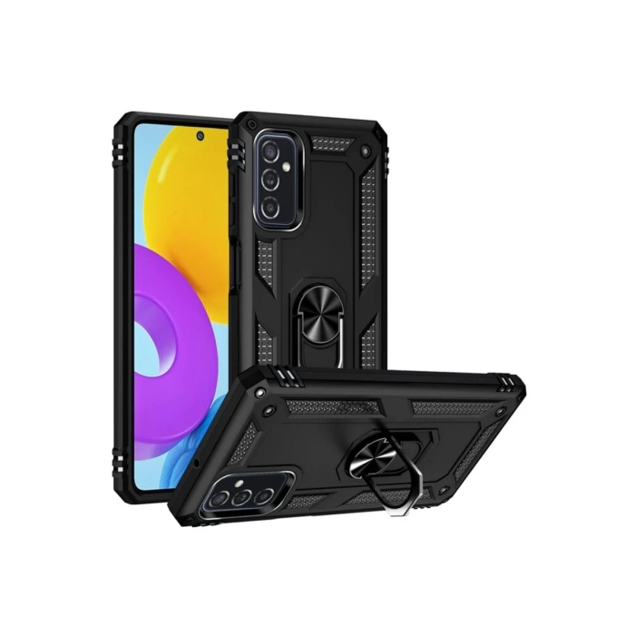 Newface Samsung Galaxy M52 5G Kılıf Sofya Yüzüklü Silikon Kapak