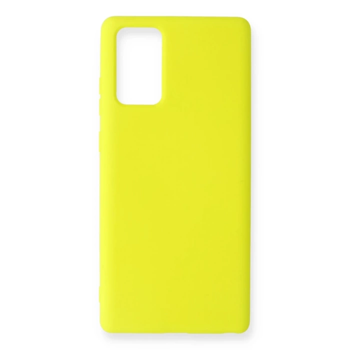 Newface Samsung Galaxy Note 20 Kılıf Nano içi Kadife Silikon