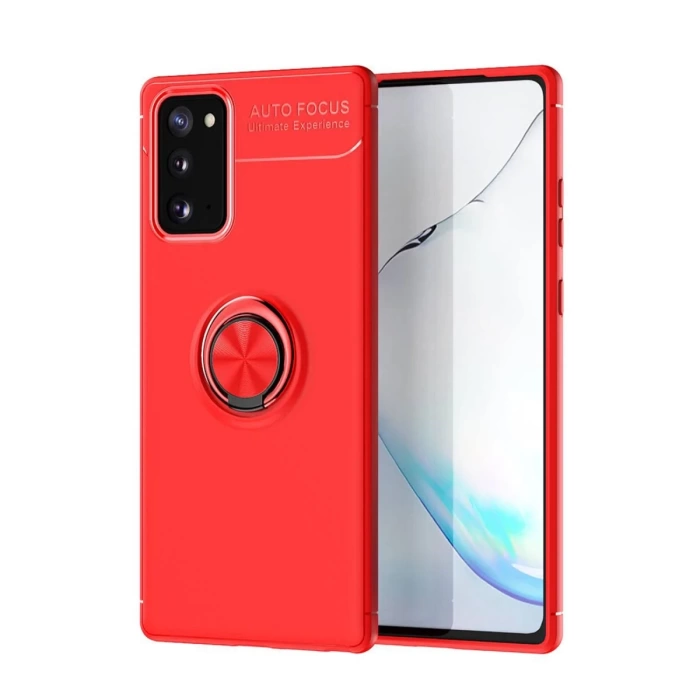 Newface Samsung Galaxy Note 20 Kılıf Range Yüzüklü Silikon