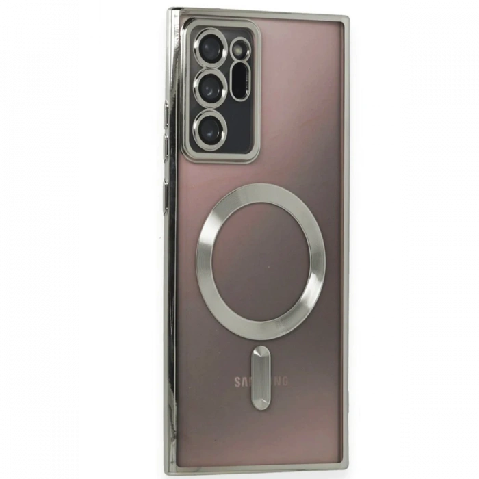 Newface Samsung Galaxy Note 20 Ultra Kılıf Kross Magneticsafe Kapak - Titan Gri
