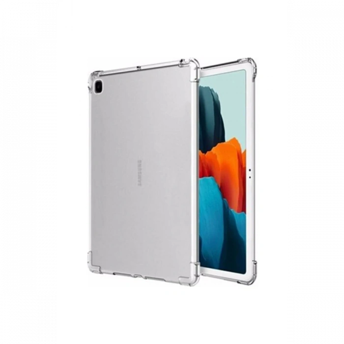 Newface Samsung Galaxy P610 Tab S6 Lite 10.4 Kılıf Anti Şeffaf Tablet Silikon - Şeffaf