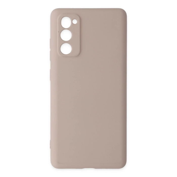 Newface Samsung Galaxy S20 FE Kılıf Nano içi Kadife Silikon - Pudra