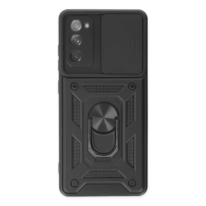 Newface Samsung Galaxy S20 FE Kılıf Pars Lens Yüzüklü Silikon