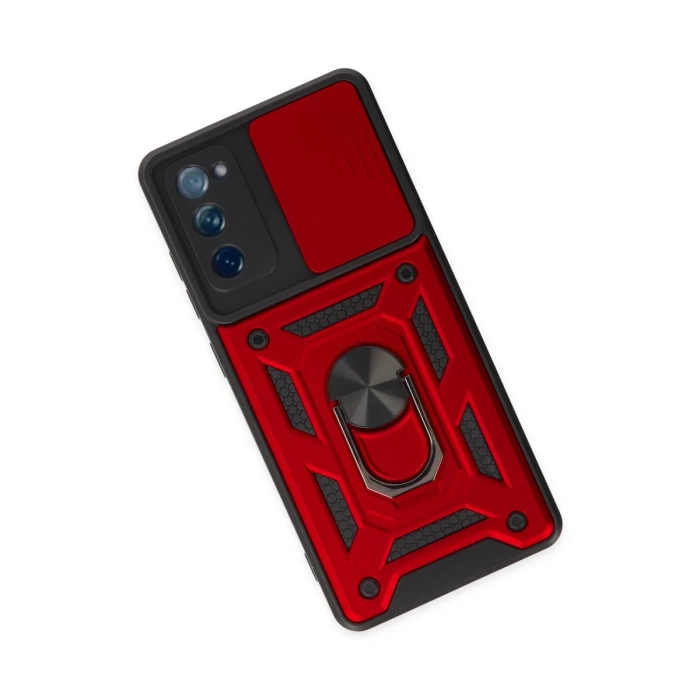Newface Samsung Galaxy S20 FE Kılıf Pars Lens Yüzüklü Silikon