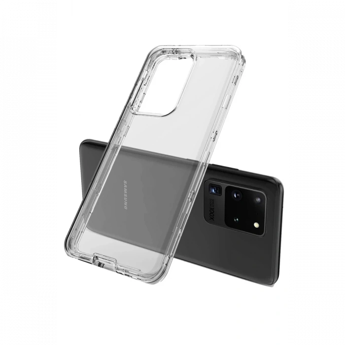 Newface Samsung Galaxy S20 Kılıf Lüx Şeffaf Silikon